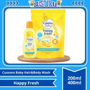 Cussons Baby Hair&Body Wash Happy Fresh 200ml/400ml