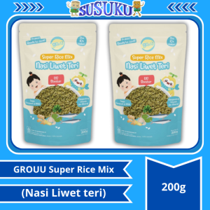 GROUU Super Rice Mix 200gr (Nasi Liwet Teri)