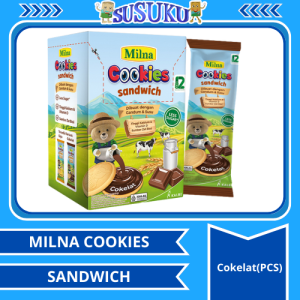 MILNA COOKIES SANDWICH Cokelat (PCS)