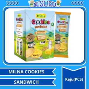 MILNA COOKIES SANDWICH Keju (Pcs)