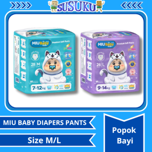 MIU BABY DIAPERS PANTS