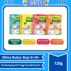 Milna Bubur Bayi 6+ and 8+