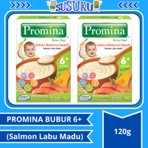 PROMINA BUBUR 6+ 120gr (Salmon Labu Madu)
